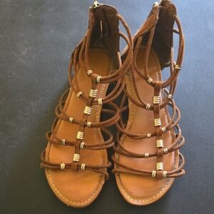 Brown Strappy Sandals